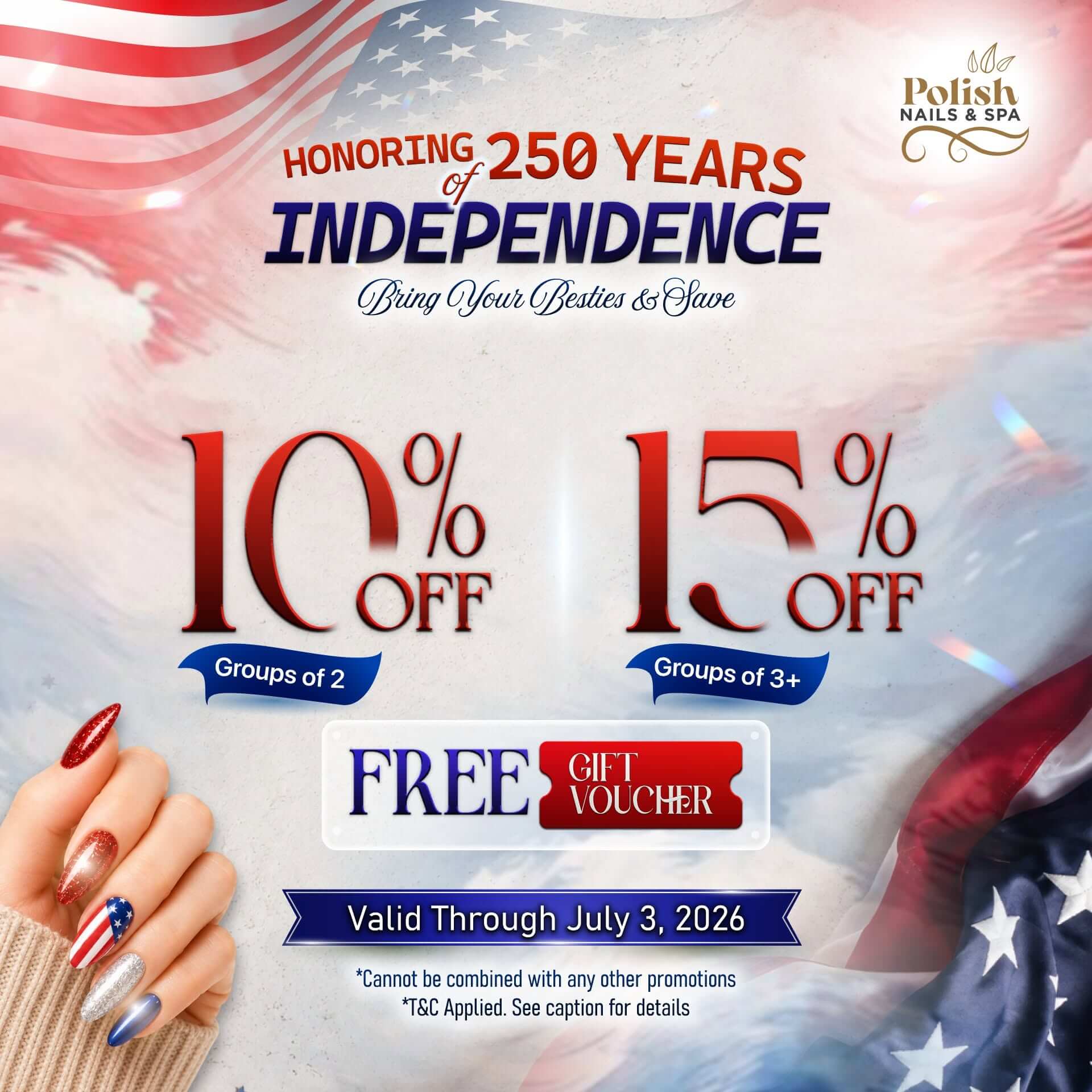 🎉 Polish Nails & Spa - Promotions! 🎉