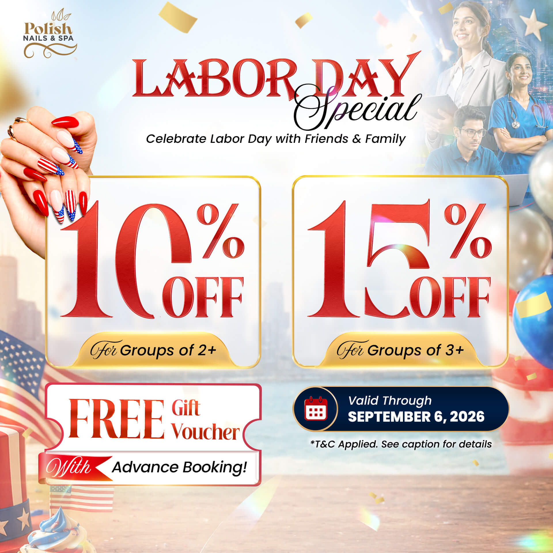 🎉 Polish Nails & Spa - Promotions! 🎉